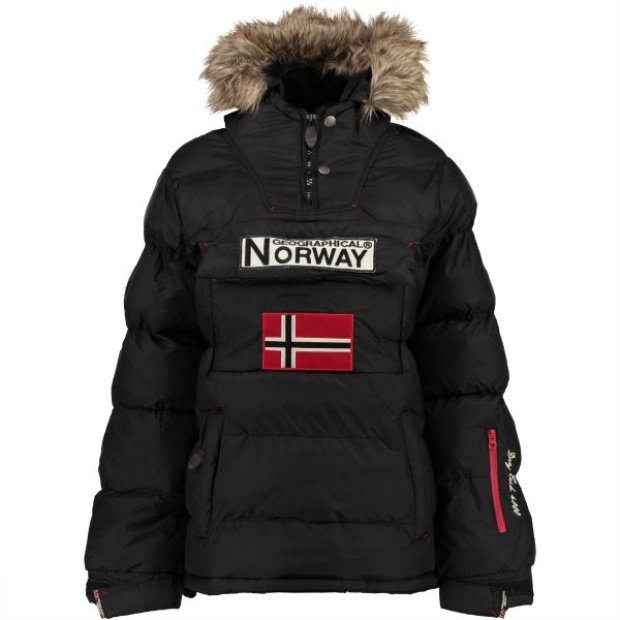 Geografisk Norge Chaqueta De Mujer Anson Negro Svart Geografisk Norge Chaqueta De Mujer Anson Negro Svart