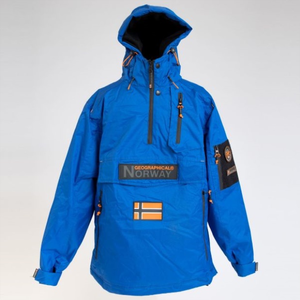 Geografisk Norge Parka De Hombre Barker Azul Cielo Blå Geografisk Norge Parka De Hombre Barker Azul Cielo Blå