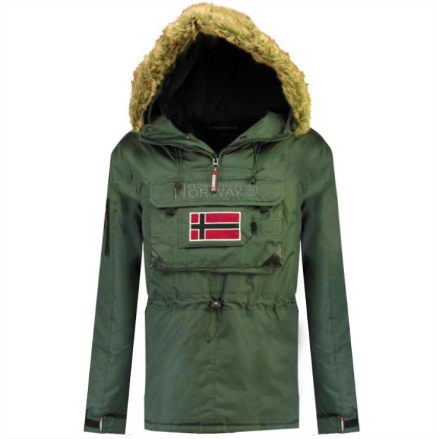 Geografisk Norge Parka De Hombre Beco Caqui Kaki Geografisk Norge Parka De Hombre Beco Caqui Kaki