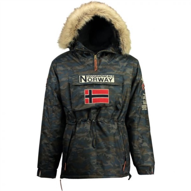 Geografisk Norge Parka De Hombre Boomerang Camo Azul Marino Marinen Geografisk Norge Parka De Hombre Boomerang Camo Azul Marino Marinen