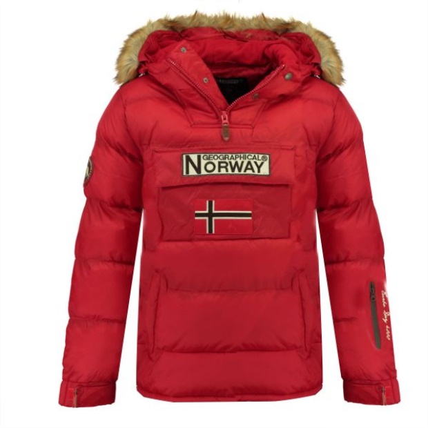 Geografisk Norge Chaqueta De Hombre Boker Rojo Red Geografisk Norge Chaqueta De Hombre Boker Rojo Red