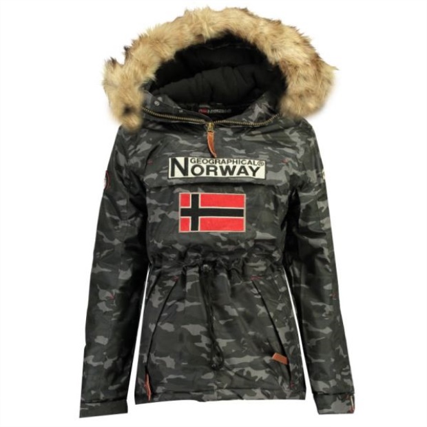 Geografisk Norge Parka Mujer Boomera Cam0 Negro Svart Geografisk Norge Parka Mujer Boomera Cam0 Negro Svart