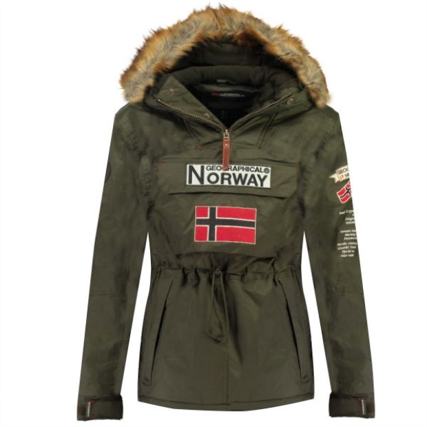 Geografisk Norge Parka De Niño Boomerang Caqui Kaki Geografisk Norge Parka De Niño Boomerang Caqui Kaki