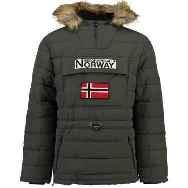 Geografisk Norge Chaqueta De Hombre Casimodo Gris Oscuro Grå Geografisk Norge Chaqueta De Hombre Casimodo Gris Oscuro Grå