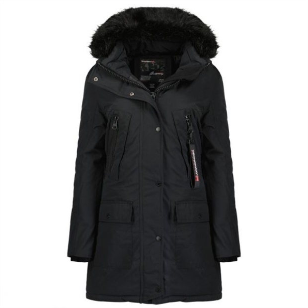 Geografisk Norge Corta Dame Mujer Negro Svart Geografisk Norge Corta Dame Mujer Negro Svart