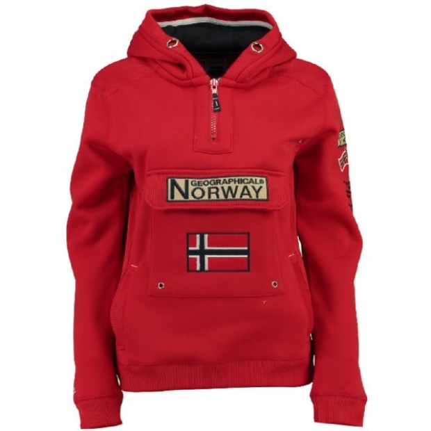 Geografisk Norge Sudadera De Hombre Gymclass Rojo Red Geografisk Norge Sudadera De Hombre Gymclass Rojo Red