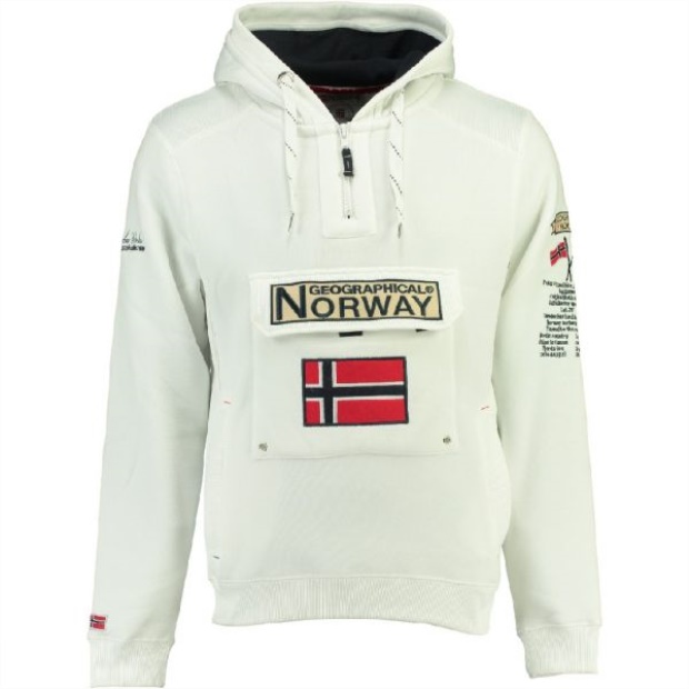 Geografisk Norge Sudadera De Mujer Gymclass Blanco White Geografisk Norge Sudadera De Mujer Gymclass Blanco White