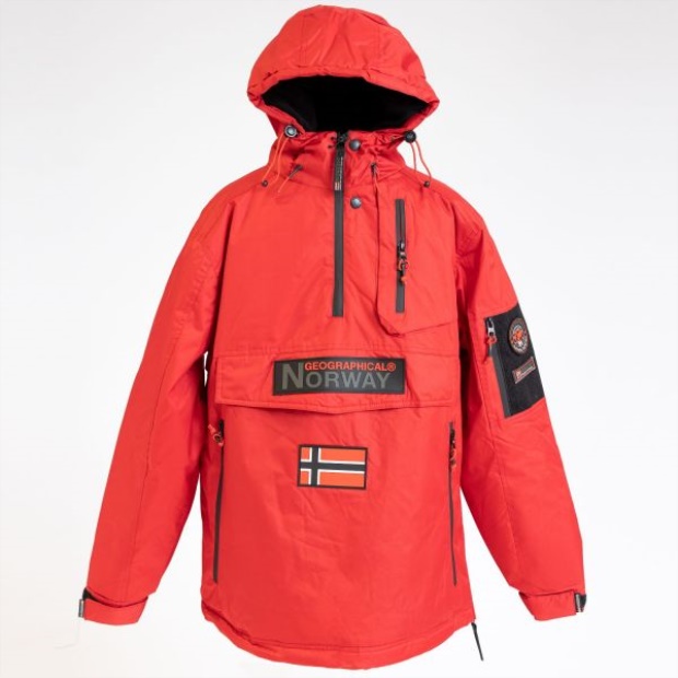 Geografisk Norge Parka De Hombre Barker Rojo Rød Geografisk Norge Parka De Hombre Barker Rojo Rød