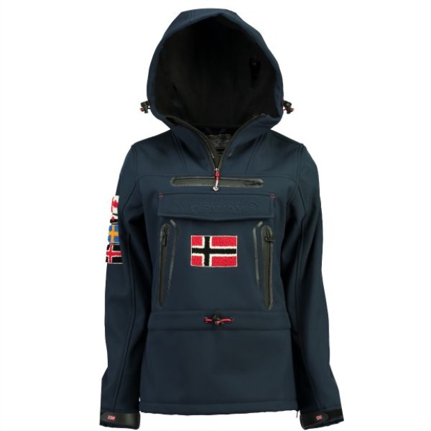 Geografisk Norge Chaqueta Softshell De Mujer Tyka Azul Marino Marine Geografisk Norge Chaqueta Softshell De Mujer Tyka Azul Marino Marine
